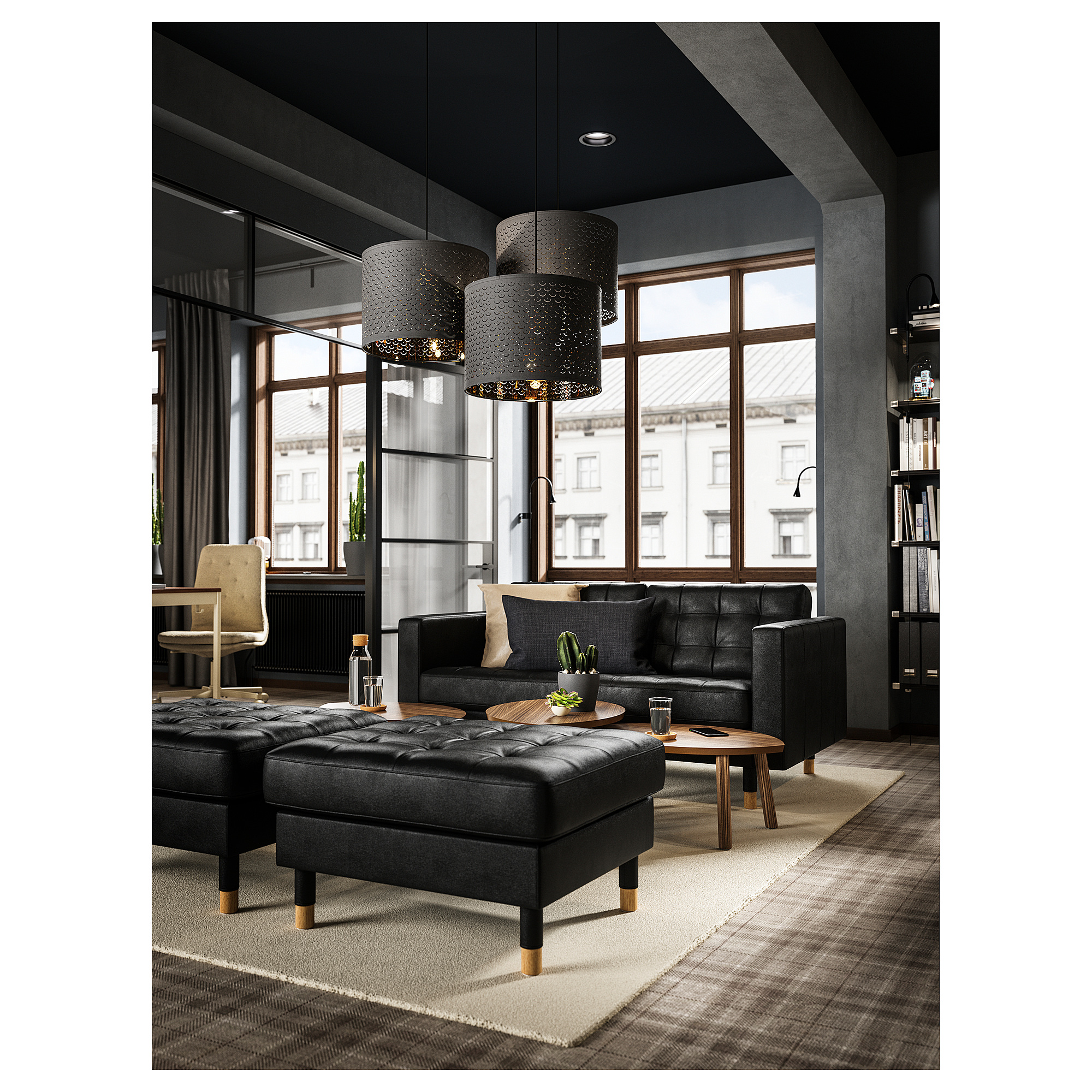 LANDSKRONA two-seat sofa