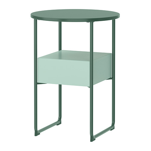 BLANKHÄLLAN - bedside table, green/turquoise | IKEA Taiwan Online - PE996867_S4