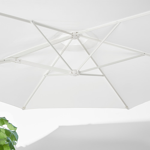 HÖGÖN parasol, hanging with base