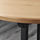 GAMLARED - 桌子, 圓桌, 淺仿古染色/黑色 | IKEA 線上購物 - PE640498_S1