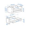 SKÖNABÄCK 2-seat sofa-bed