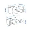 SKÖNABÄCK 2-seat sofa-bed