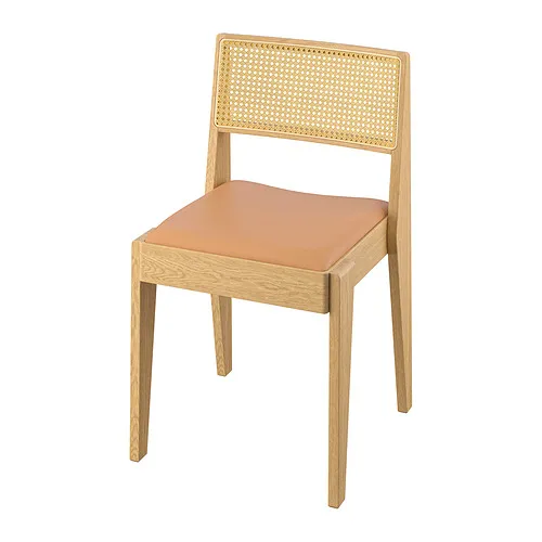 STOCKHOLM 2025 - 餐椅, 橡木/籐製 | IKEA 線上購物 - PE958726_S4