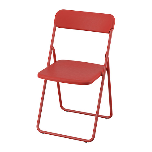 VIHALS - folding chair, red | IKEA Taiwan Online - PE958736_S4