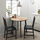 GAMLARED/STEFAN - table and 2 chairs, light antique stain/brown-black | IKEA Taiwan Online - PE716776_S1