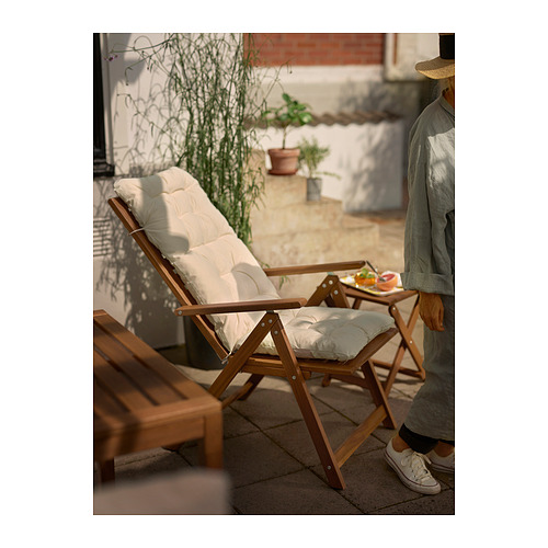 NÄMMARÖ table+4 reclining chairs, outdoor