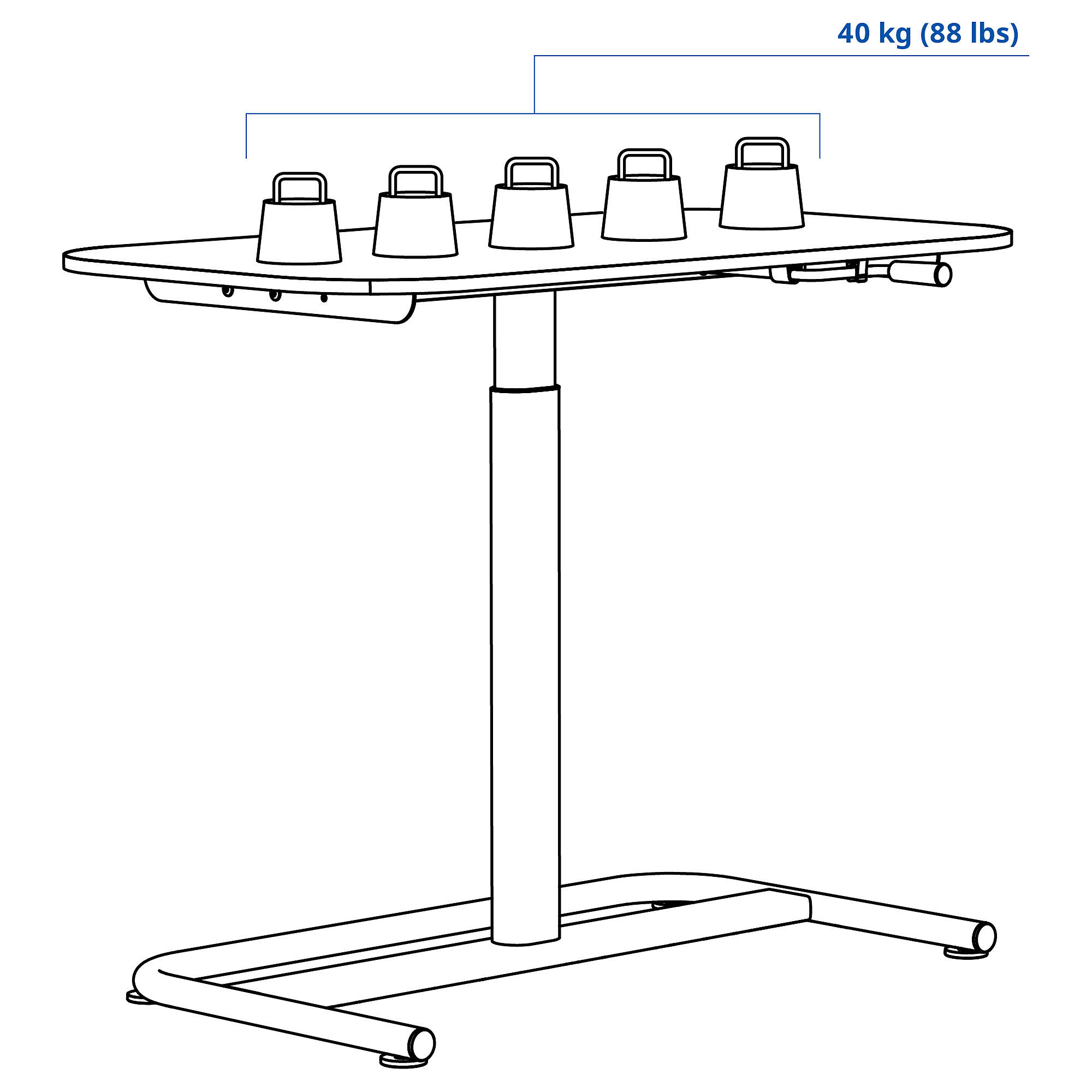SEGRARE desk sit/stand