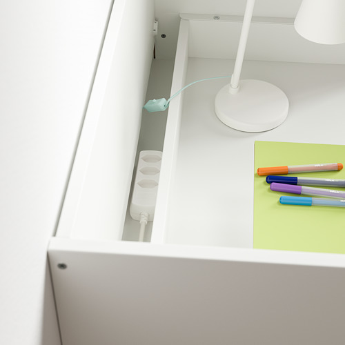 SMÅSTAD - 書桌/工作桌, 白色 樺木/附2個抽屜 | IKEA 線上購物 - PE811144_S4