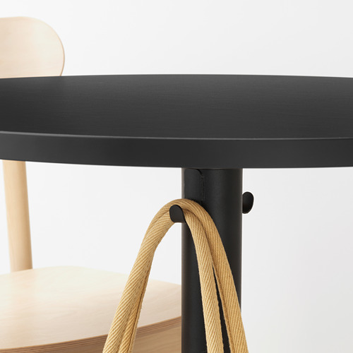 STENSELE/RÖNNINGE - table and 2 chairs, anthracite/anthracite birch | IKEA Taiwan Online - PE719780_S4