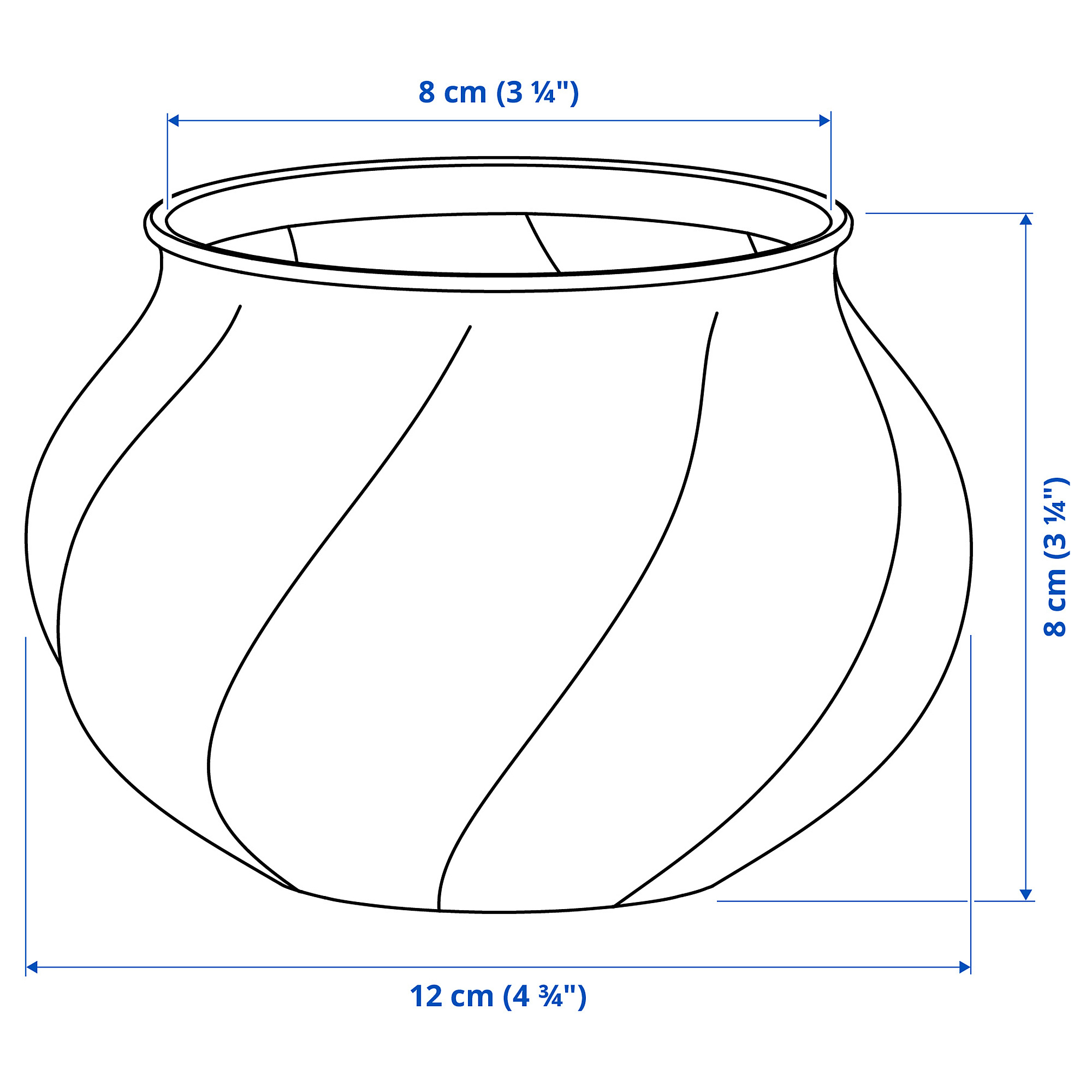 VILJESTARK vase