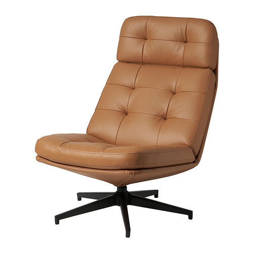 HAVBERG - 旋轉扶手椅, Grann/Bomstad 金棕色 | IKEA 線上購物 - PE854782_S4