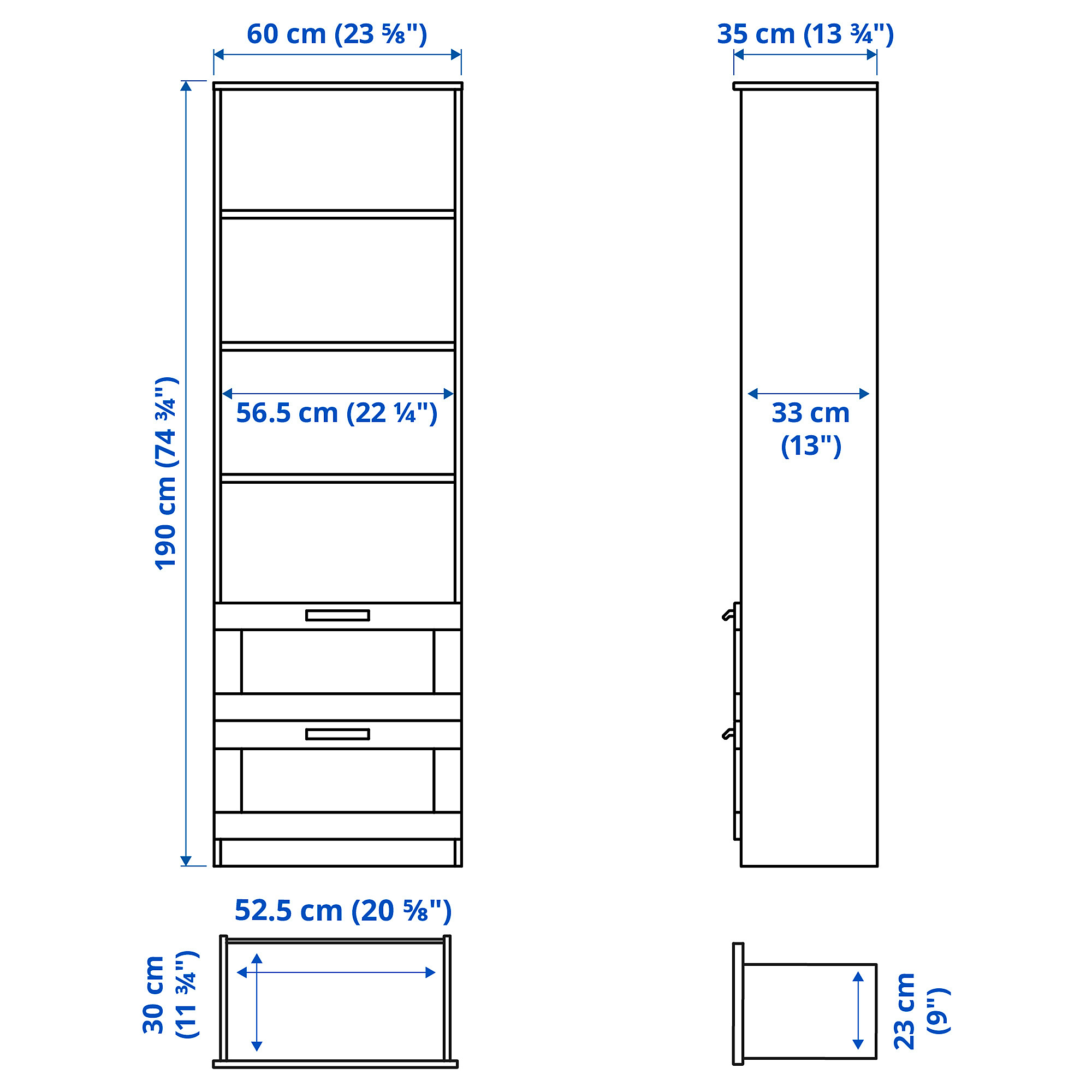 BRIMNES bookcase