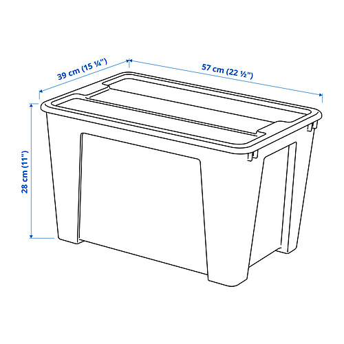 SAMLA box with lid