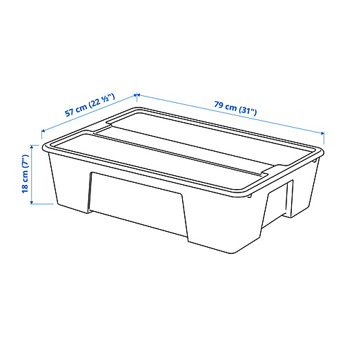 SAMLA box with lid