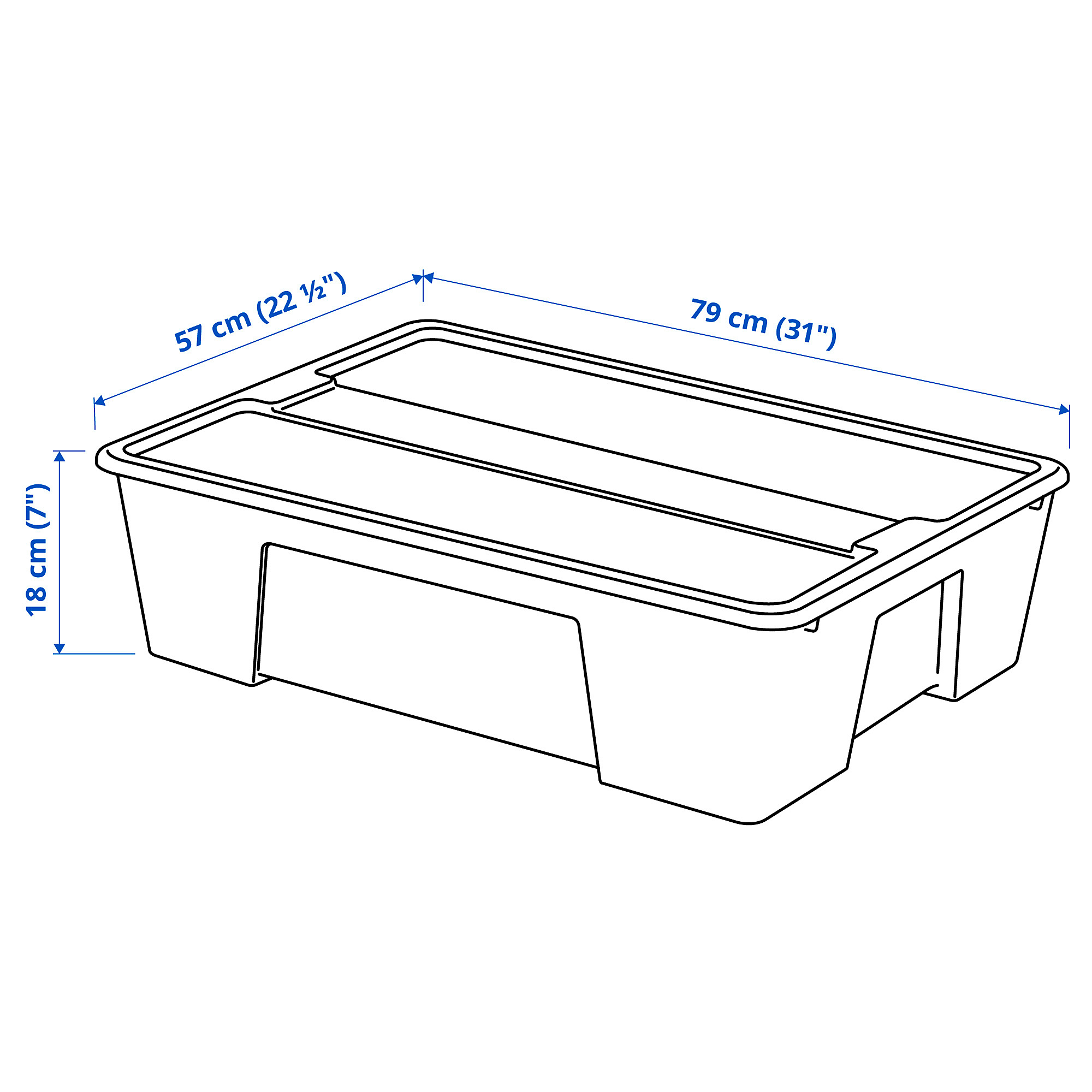 SAMLA box with lid