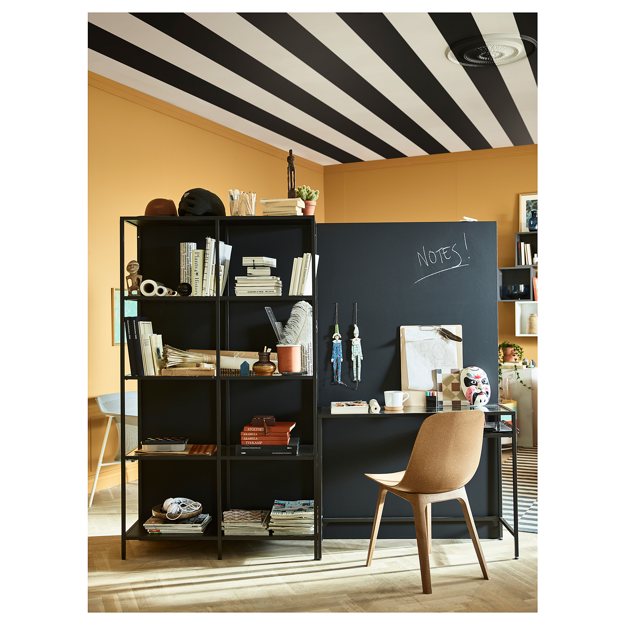 VITTSJÖ shelving unit with laptop table