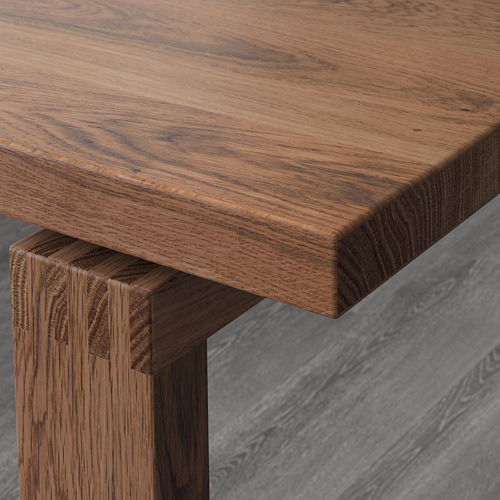 MÖRBYLÅNGA - 桌子, 實木貼皮, 橡木 棕色 | IKEA 線上購物 - PE594901_S4