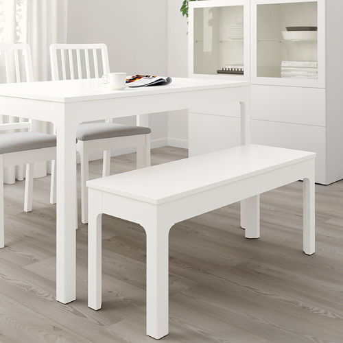 EKEDALEN - 長凳, 白色 | IKEA 線上購物 - PE640428_S4