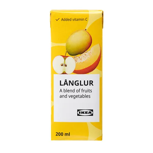 LÅNGLUR - 蔬果果昔, 黃色/., 200 毫升 | IKEA 線上購物 - PE929441_S4