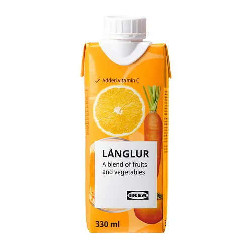 LÅNGLUR - 蔬果果昔, 橘色/., 330 毫升 | IKEA 線上購物 - PE929443_S4