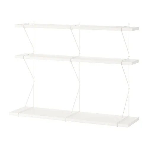 BERGSHULT/PERSHULT - 上牆式層架組, 白色/白色, 120x30x91 公分 | IKEA 線上購物 - PE755714_S4