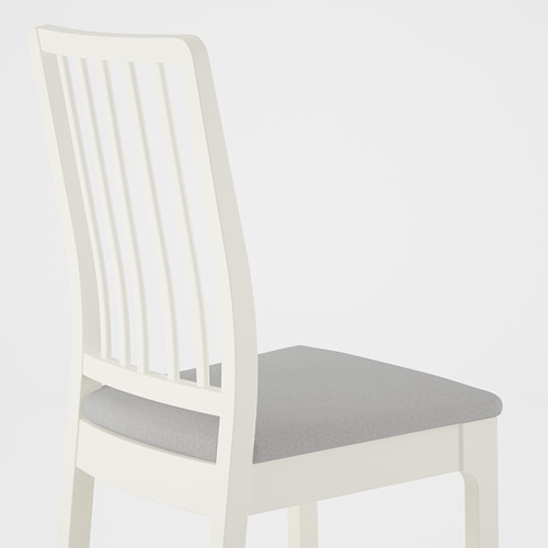 EKEDALEN - 餐椅, 白色/Orrsta 淺灰色 | IKEA 線上購物 - PE640453_S4