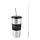 LÅNESPELARE - mug with lid and straw, black | IKEA Taiwan Online - PE811258_S1