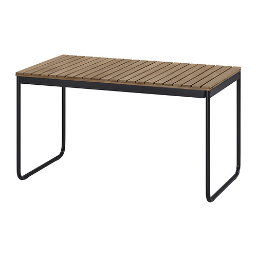 VÄSMAN - 戶外延伸餐桌, 淺棕色, 135/190x74 公分 | IKEA 線上購物 - PE959095_S4