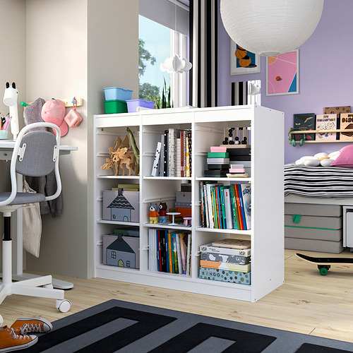 TROFAST 收納組合附層板