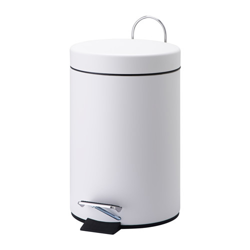 VORGOD - 腳踏式垃圾桶, 白色 | IKEA 線上購物 - PE551266_S4