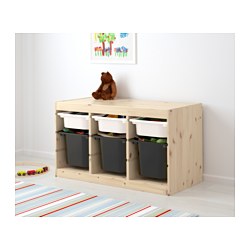 TROFAST - storage combination with boxes, light white stained pine white/pink | IKEA Taiwan Online - PE770688_S3