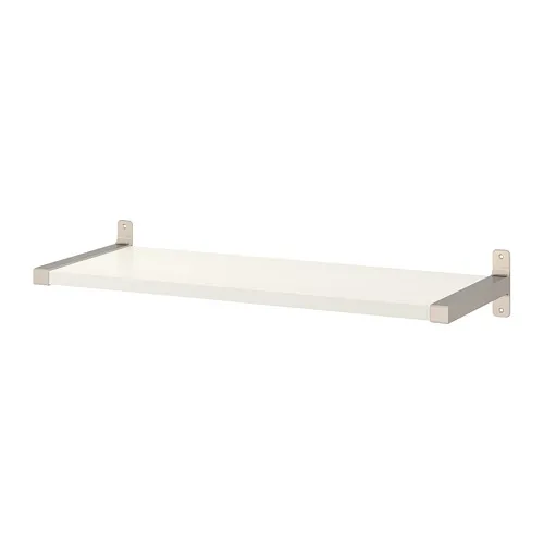 BERGSHULT/GRANHULT - 層板, 白色/鍍鎳, 80x30 公分 | IKEA 線上購物 - PE716273_S4