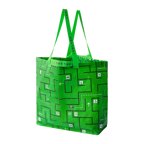 GÖTEHULT - 購物袋，具圖案，45x18x45 公分x36 公升 | IKEA 線上購物 - E1030227_S4