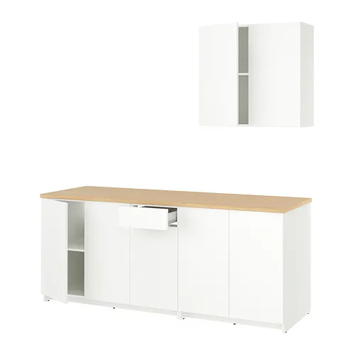 KNOXHULT - 廚房，白色，204x61x220 公分 | IKEA 線上購物 - E1030232_S4