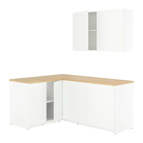 KNOXHULT - 轉角廚房，白色，182x143x220 公分 | IKEA 線上購物 - E1030234_S4