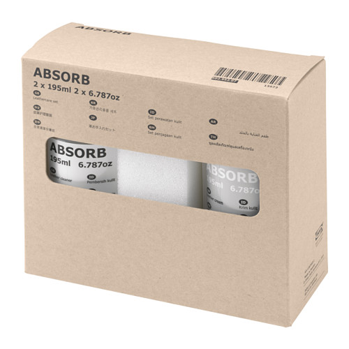 ABSORB 皮革清潔保養組