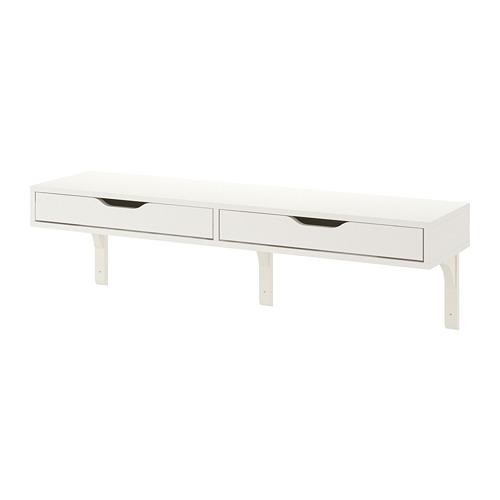 RAMSHULT/EKBY ALEX - wall shelf, white/white | IKEA Taiwan Online - PE716307_S4