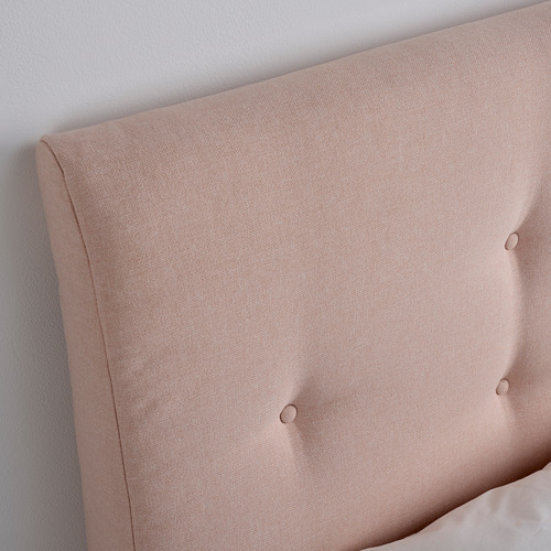 IDANÄS - 雙人軟墊式床框, 淺粉紅色 | IKEA 線上購物 - PE811400_S4