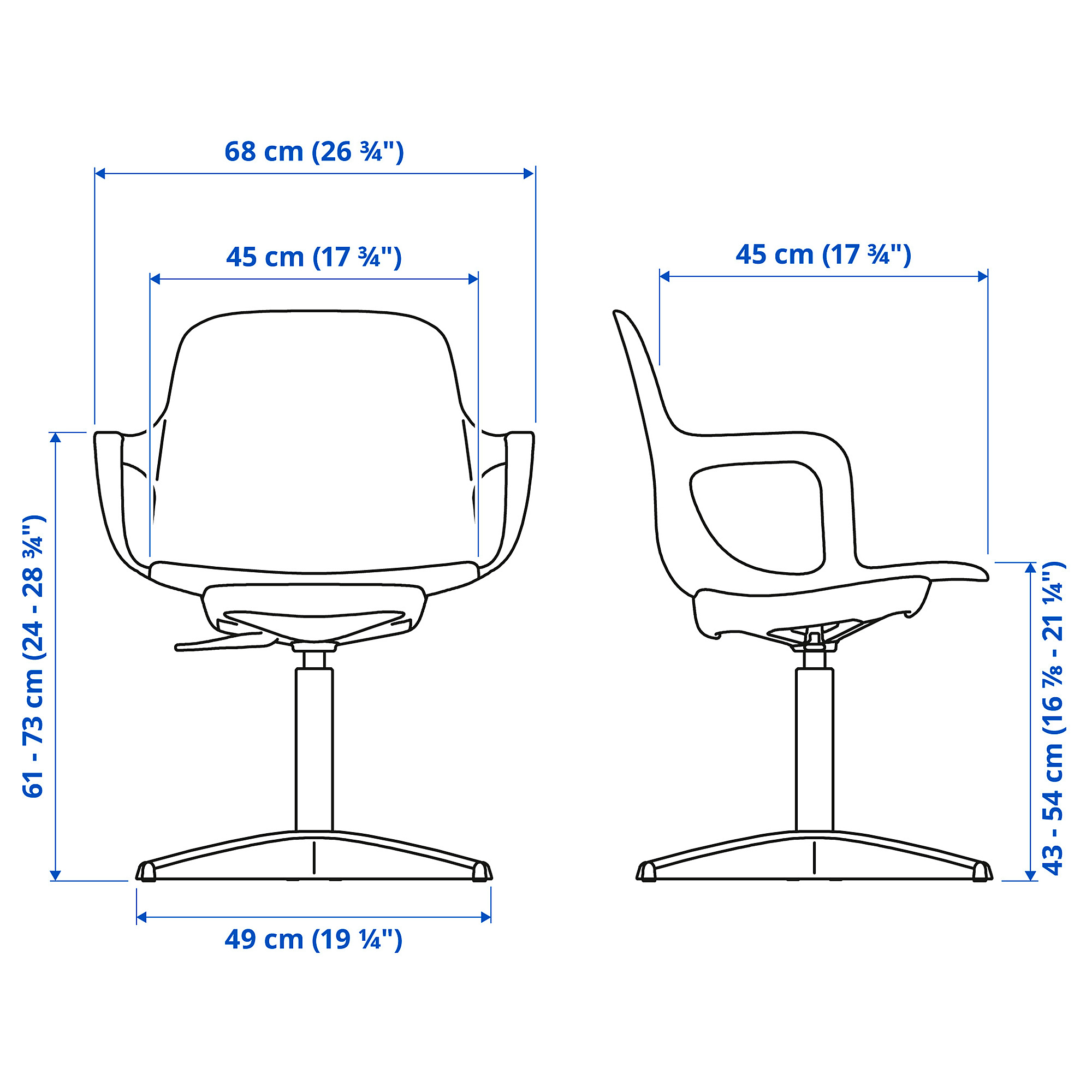 ODGER swivel chair