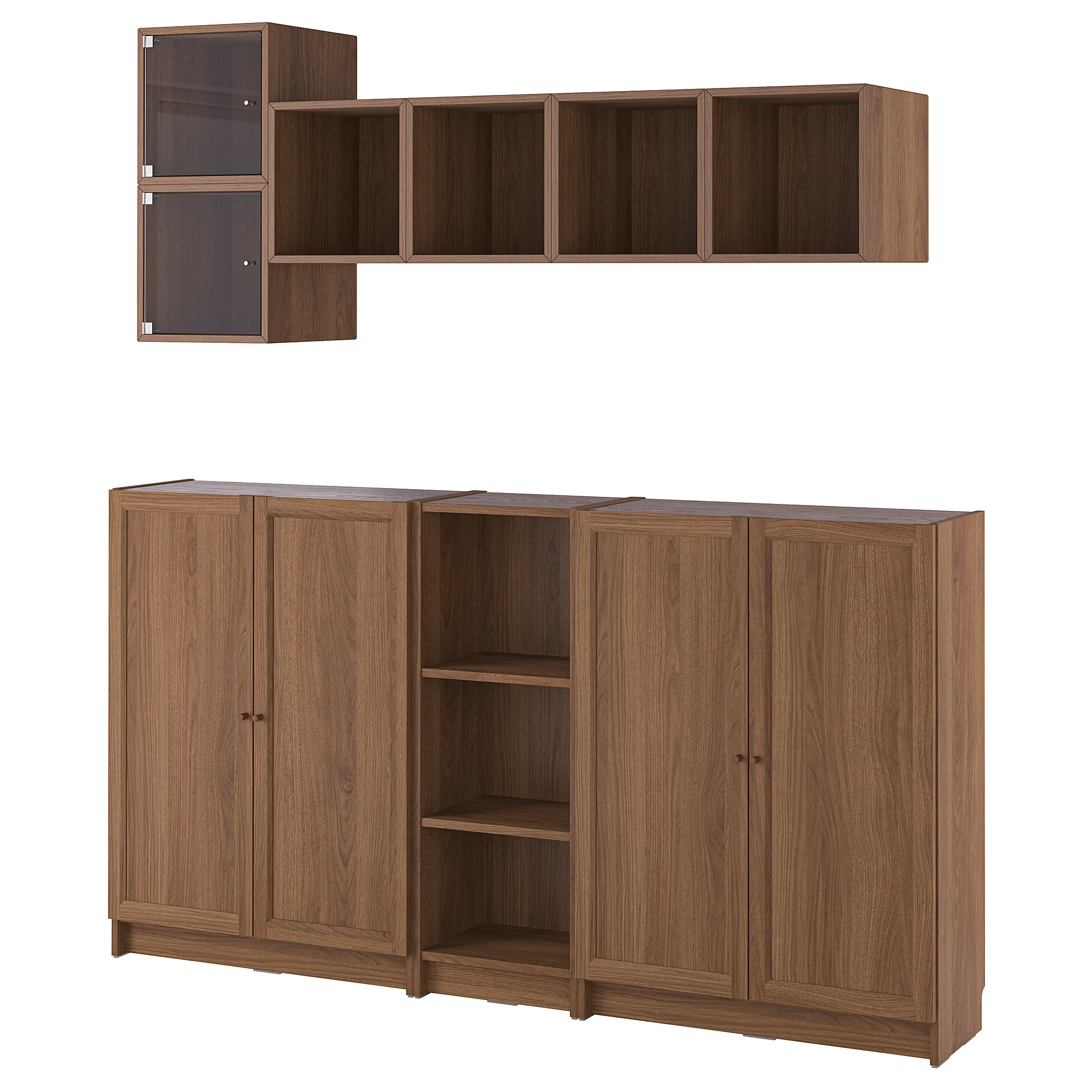 BILLY/EKET storage combination with doors