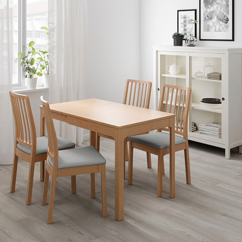 EKEDALEN - extendable table, oak | IKEA Taiwan Online - PE640667_S4