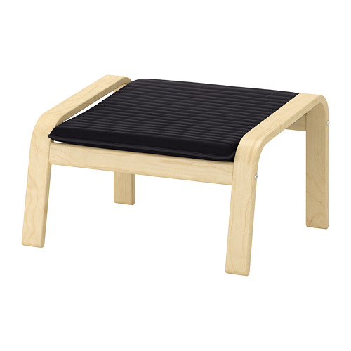 POÄNG - footstool cushion, Knisa black | IKEA Taiwan Online - PE667068_S4