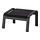 POÄNG - footstool, black-brown/Knisa black | IKEA Taiwan Online - PE667074_S1
