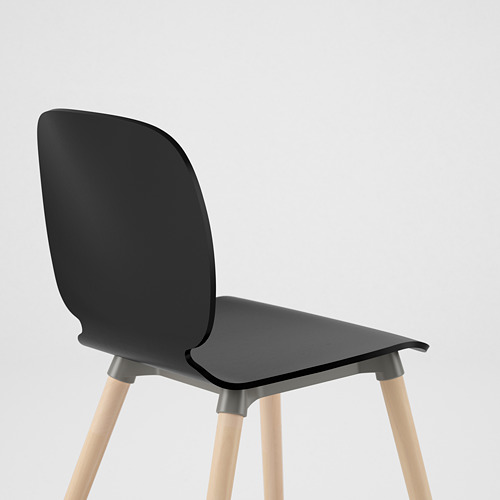SVENBERTIL - chair, black/Ernfrid birch | IKEA Taiwan Online - PE620756_S4