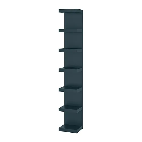 LACK - 上牆式層架組，黑藍色，30x190 公分 | IKEA 線上購物 - PE997424_S4