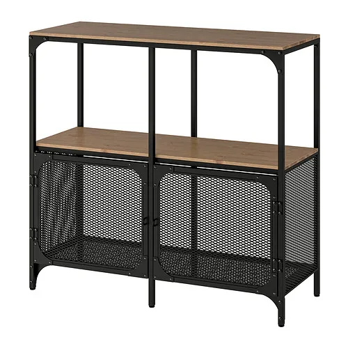 FJÄLLBO - shelving unit, black, 100x95 cm | IKEA Taiwan Online - PE855055_S4