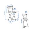 SUNDSÖ table and 2 folding chairs