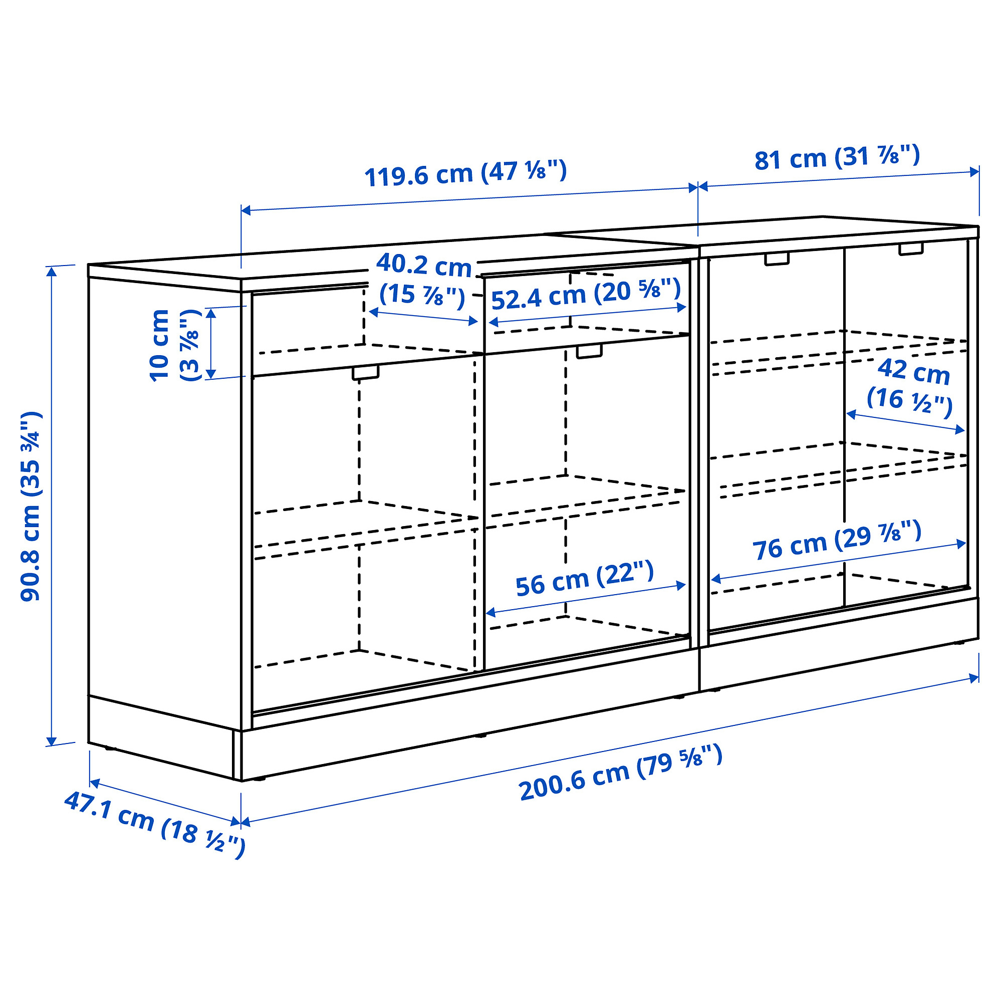TONSTAD storage combination