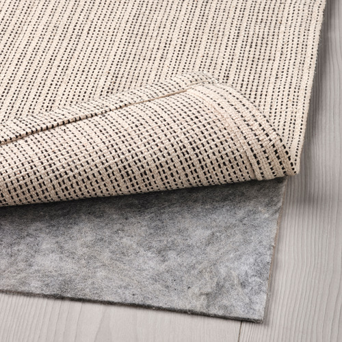 TIPHEDE - 平織地毯, 自然色/黑色, 120x180  | IKEA 線上購物 - PE755878_S4