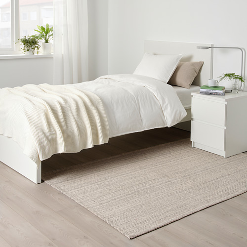 TIPHEDE - 平織地毯, 自然色/黑色, 120x180  | IKEA 線上購物 - PE755880_S4